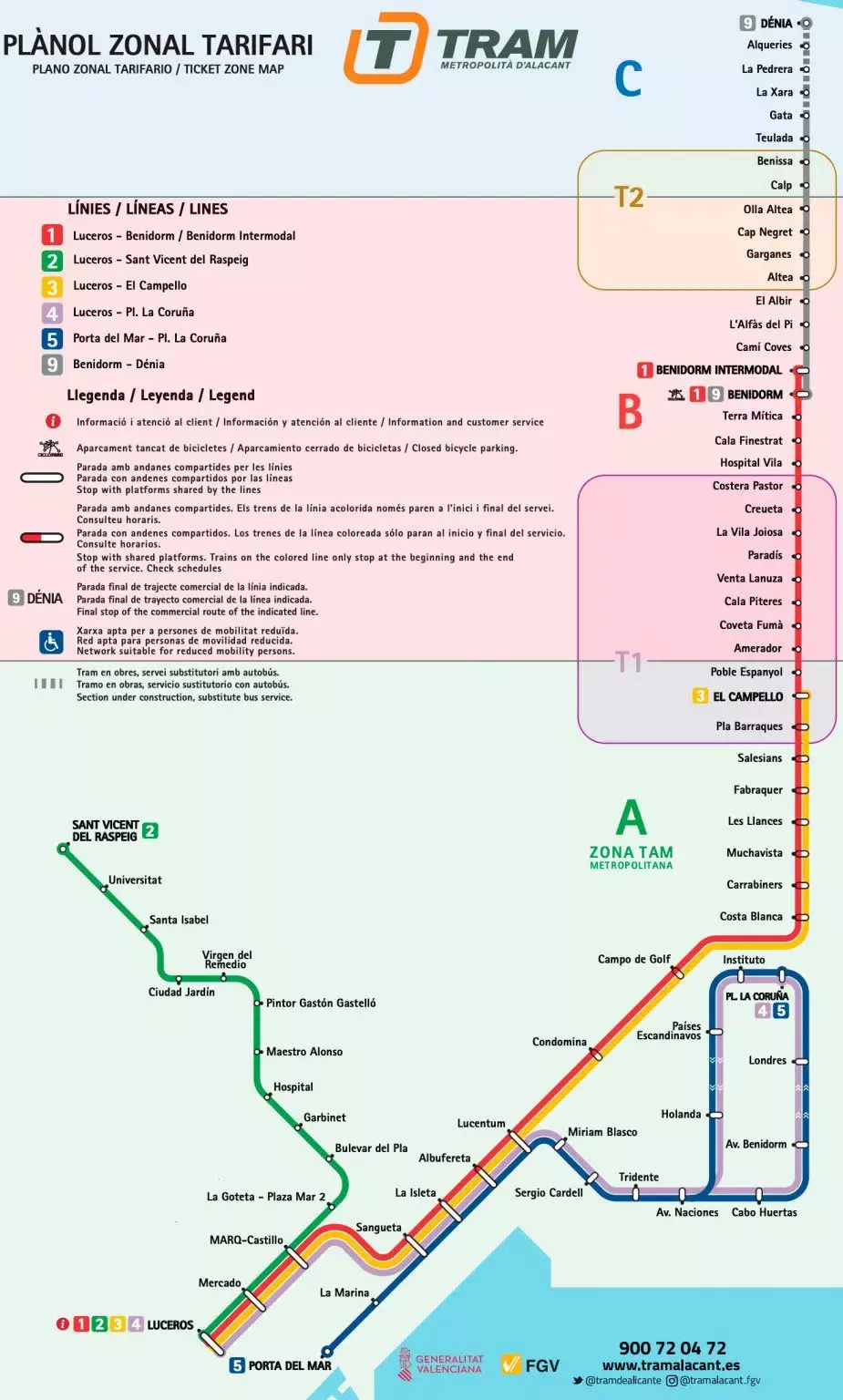 tram alicante horarios
